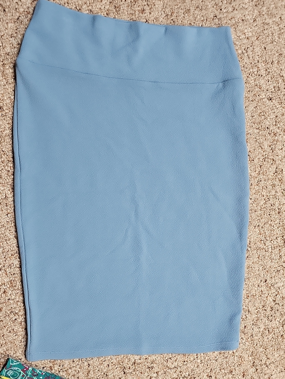 LuLaRoe Sky Blue Pencil Skirt